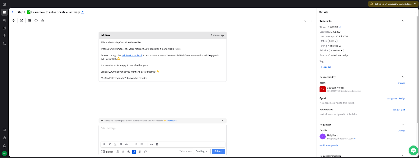 برنامج HelpDesk لخدمة العملاء