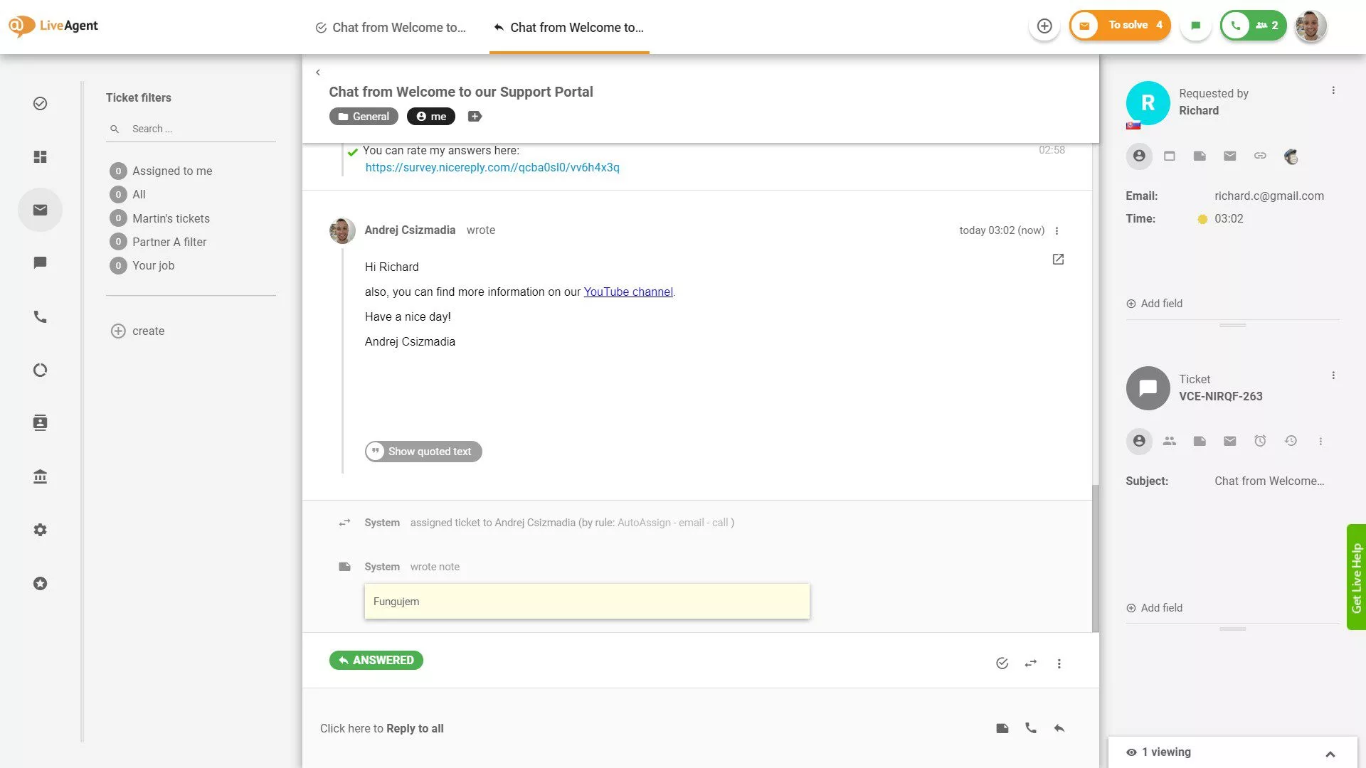 البريد الإلكتروني هو أداة أساسية للمبيعات والدعم