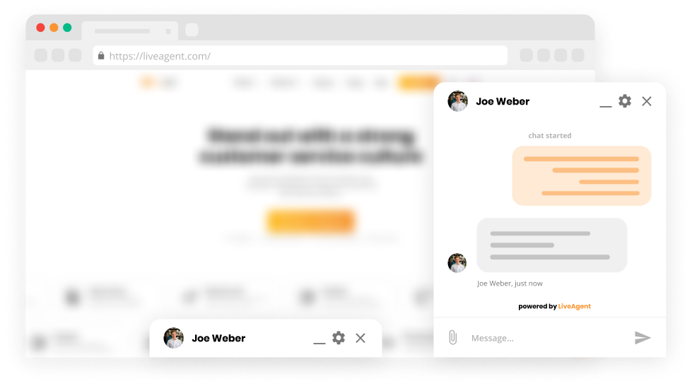 ميزة إرساء نافذة الدردشة في برنامج الدردشة المباشرة - LiveAgent