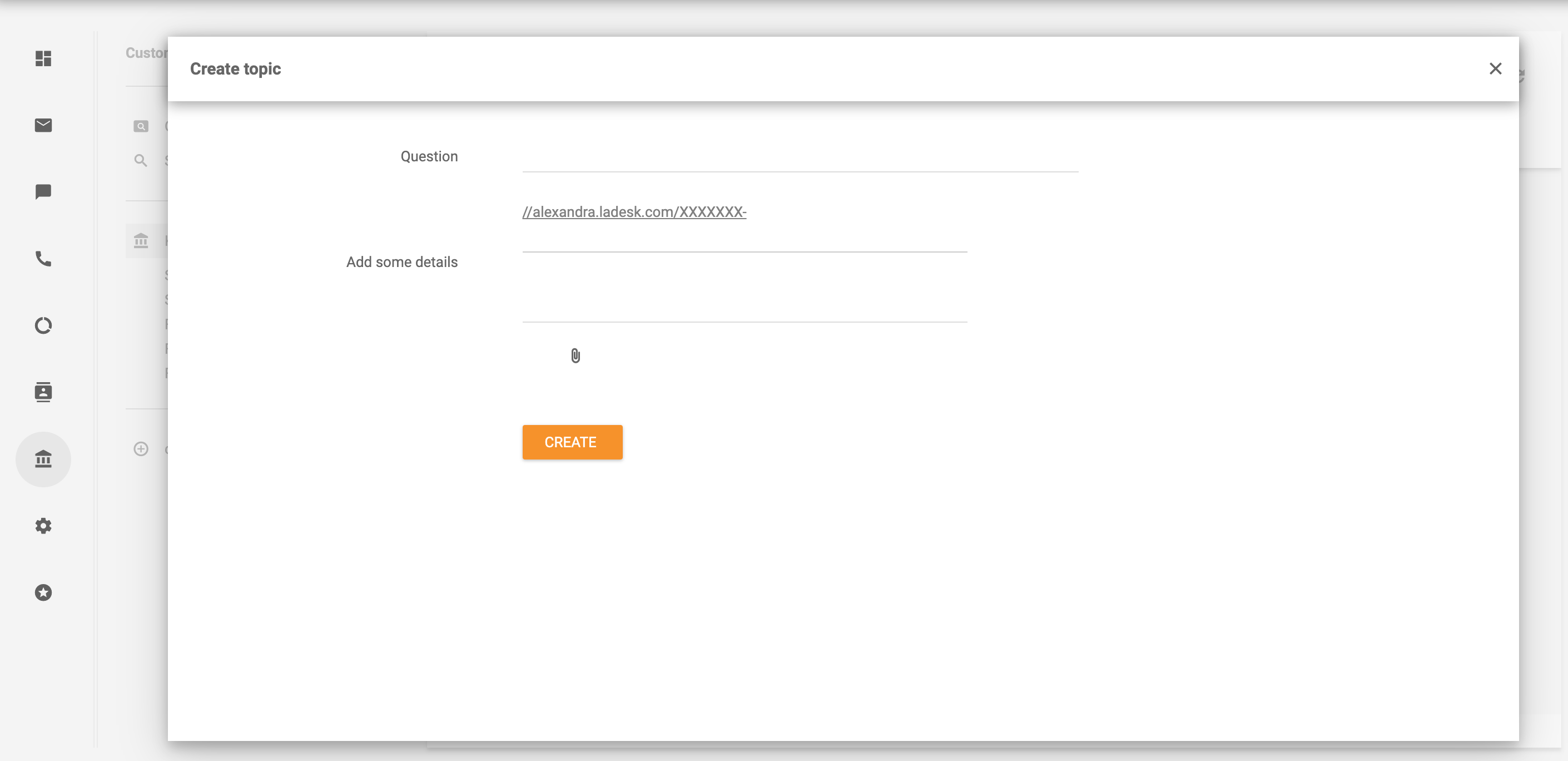 إنشاء موضوع في منتدى العملاء