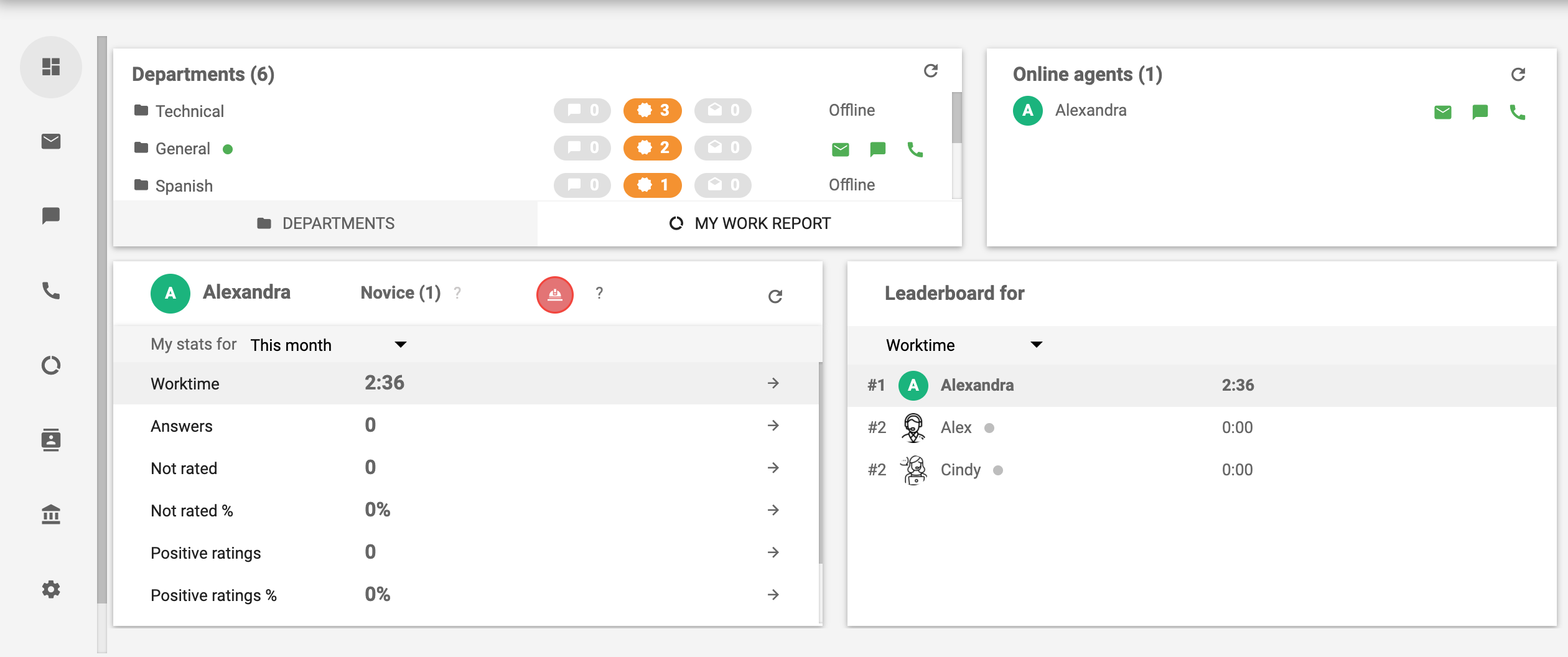 برنامج مركز الاتصالات-LiveAgent