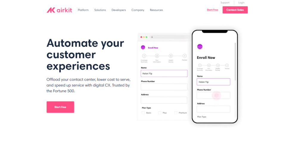 صفحة Airkit الرئيسية