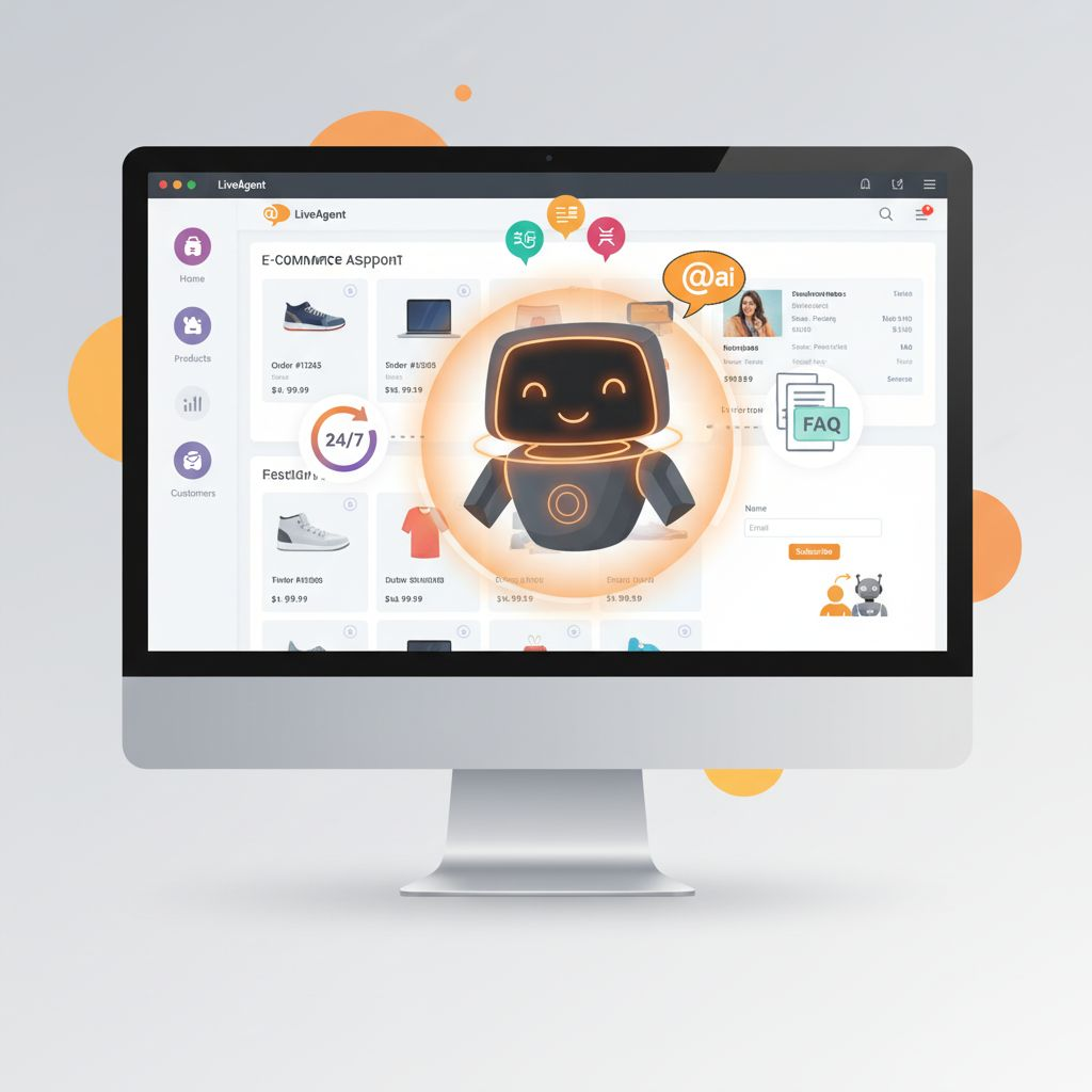 روبوت يساعد في حل استفسارات Shopify