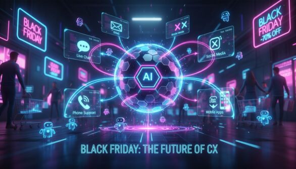 دور الذكاء الاصطناعي والدعم متعدد القنوات في دعم عملاء Black Friday