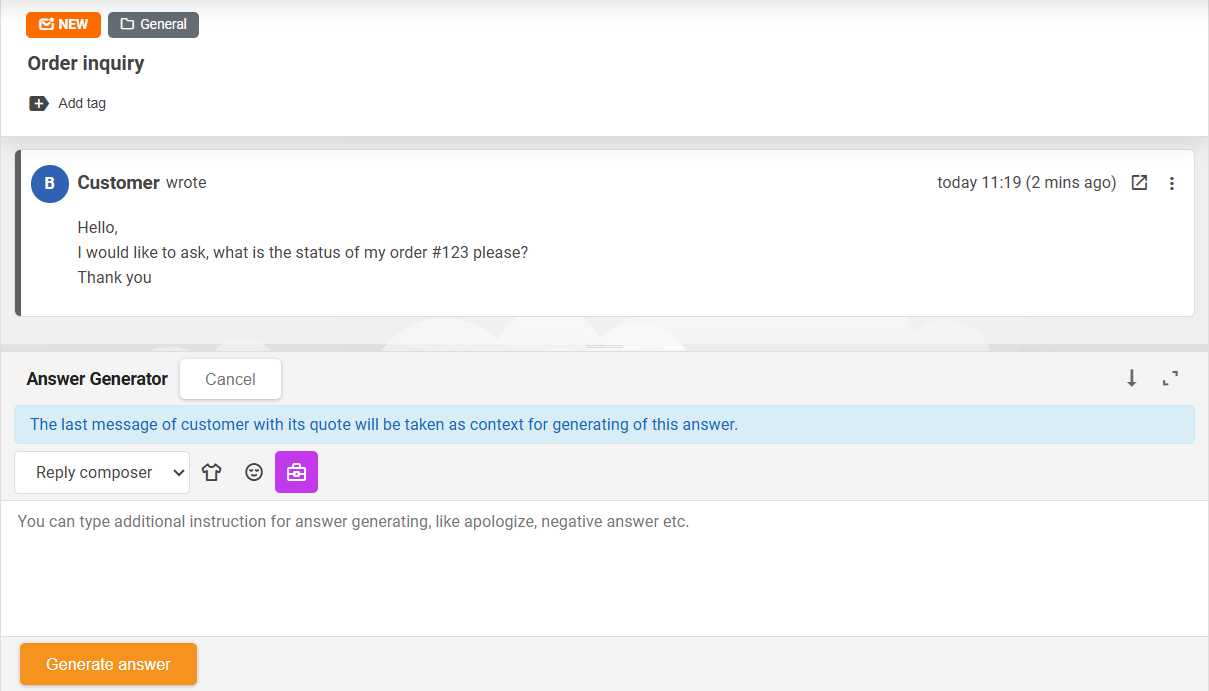 نظرة عامة على مؤلف المسودات بالذكاء الاصطناعي