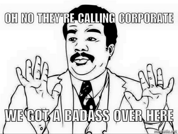 ميم خدمة العملاء حول العميل الغاضب