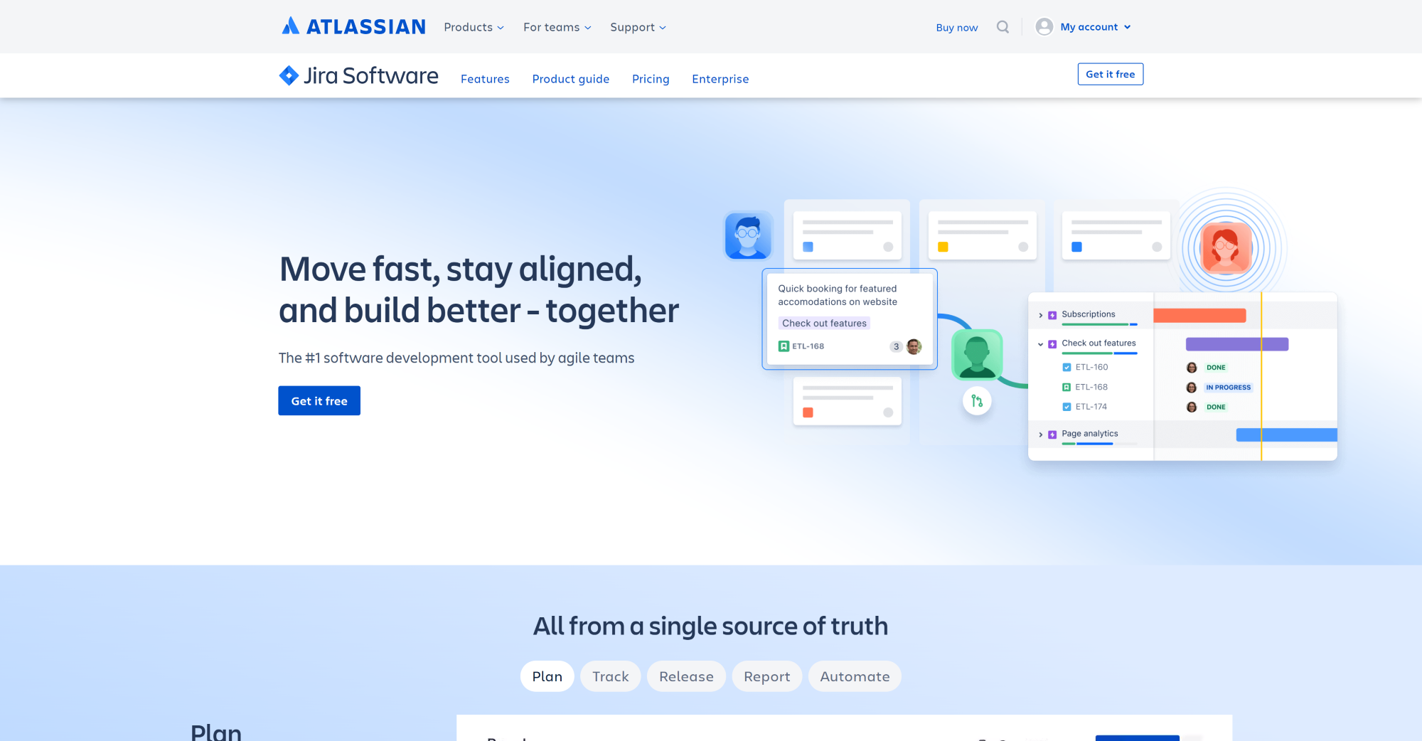صفحة Jira الرئيسية - بديل لـ Spiceworks يوفر حلاً برمجياً شاملاً