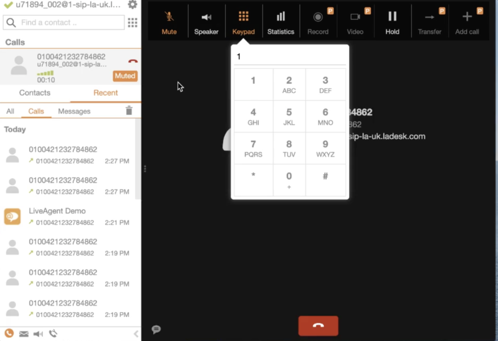 مكالمة zoiper free softphone