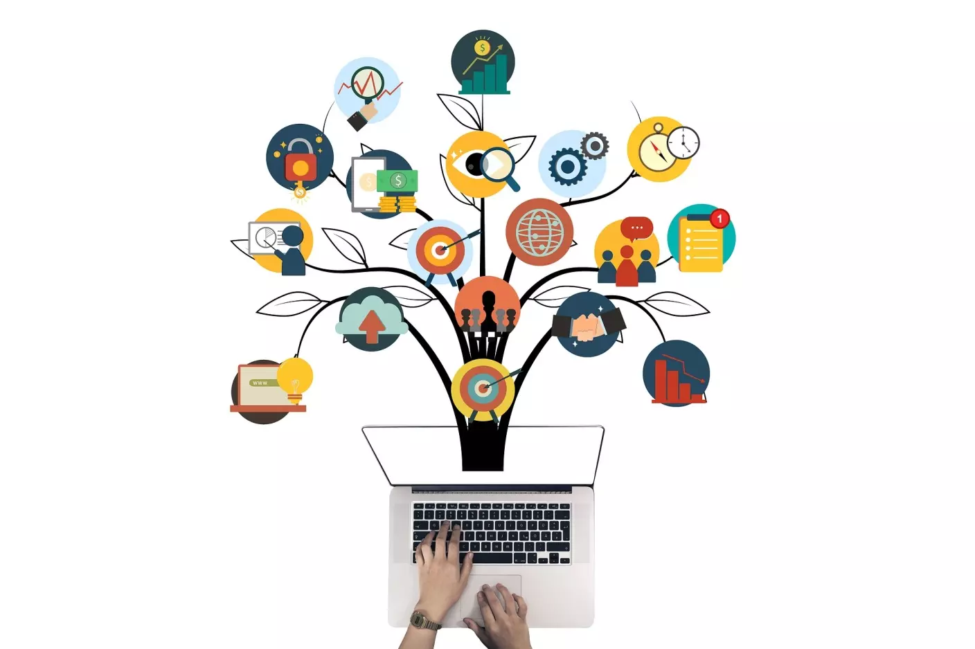 Branding strategy illustration