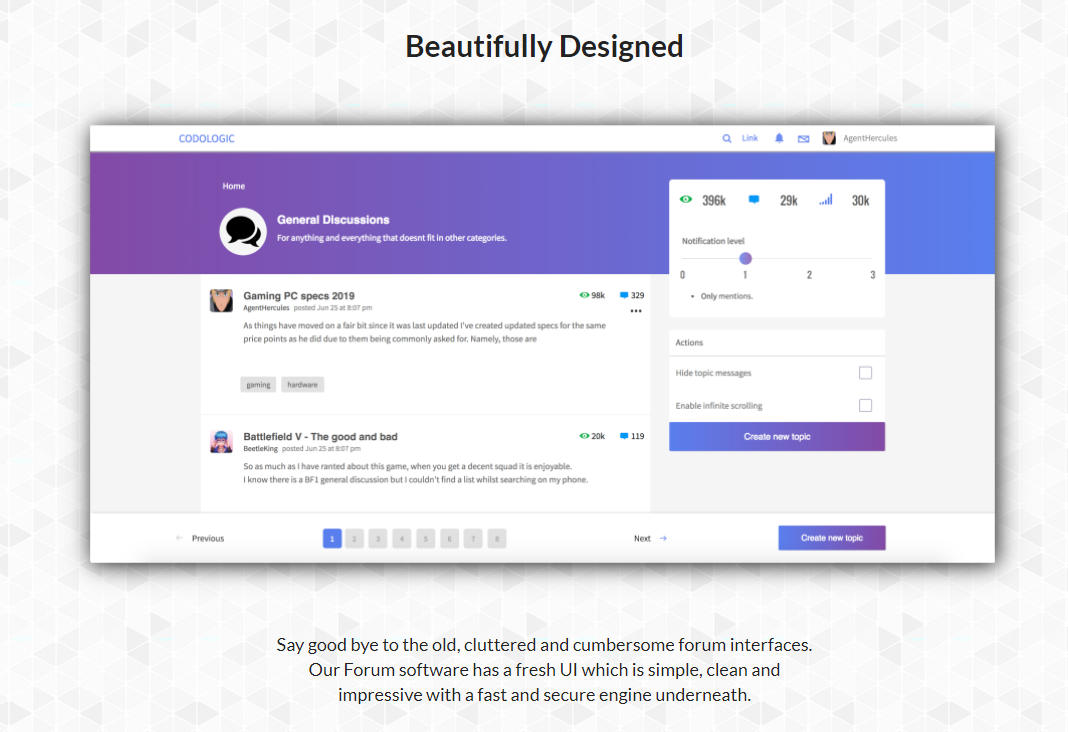 برنامج منتدى مجتمع Codoforum