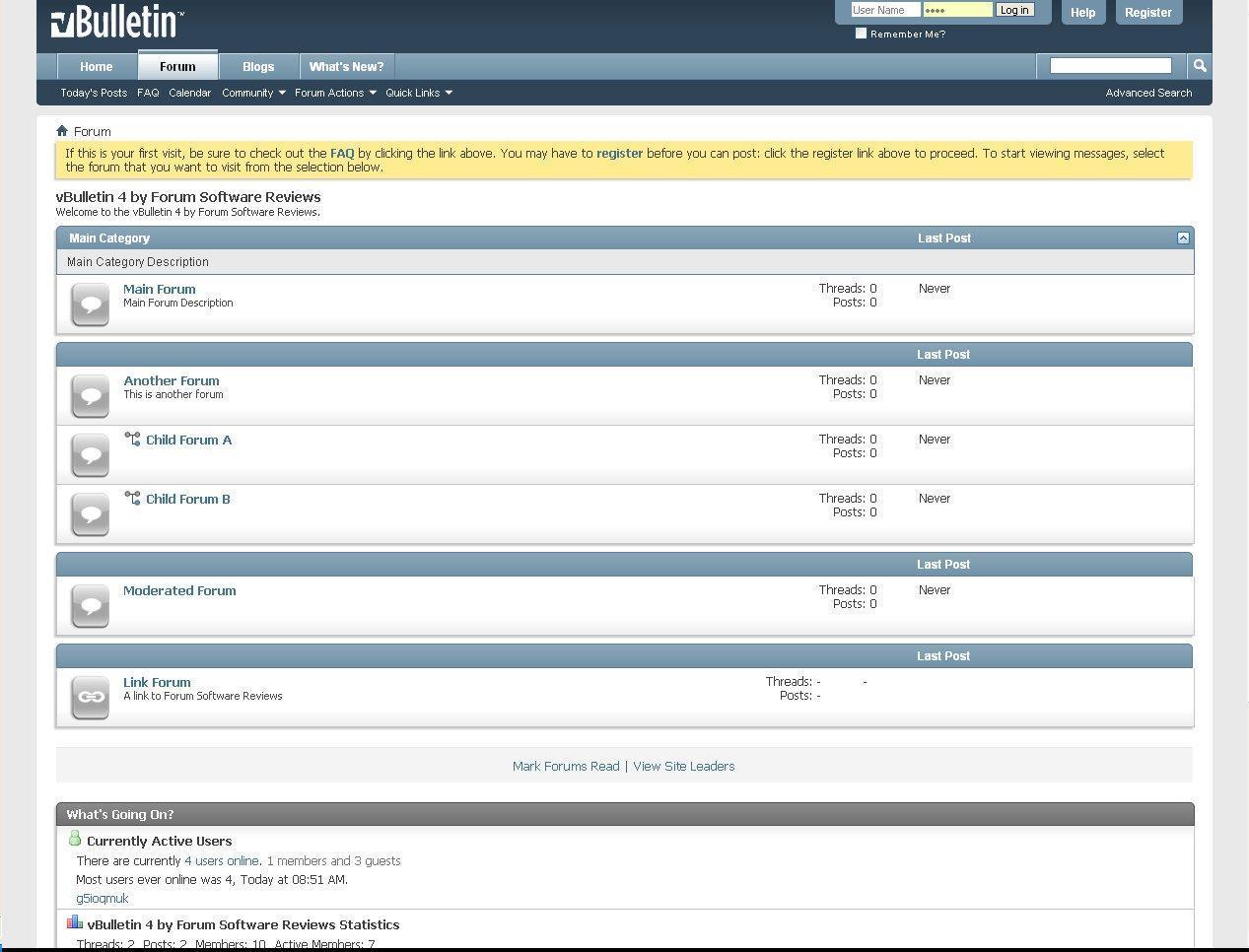 برنامج منتدى vBulletin