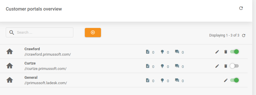 LiveAgent - شبكة ثابتة في بوابة العميل
