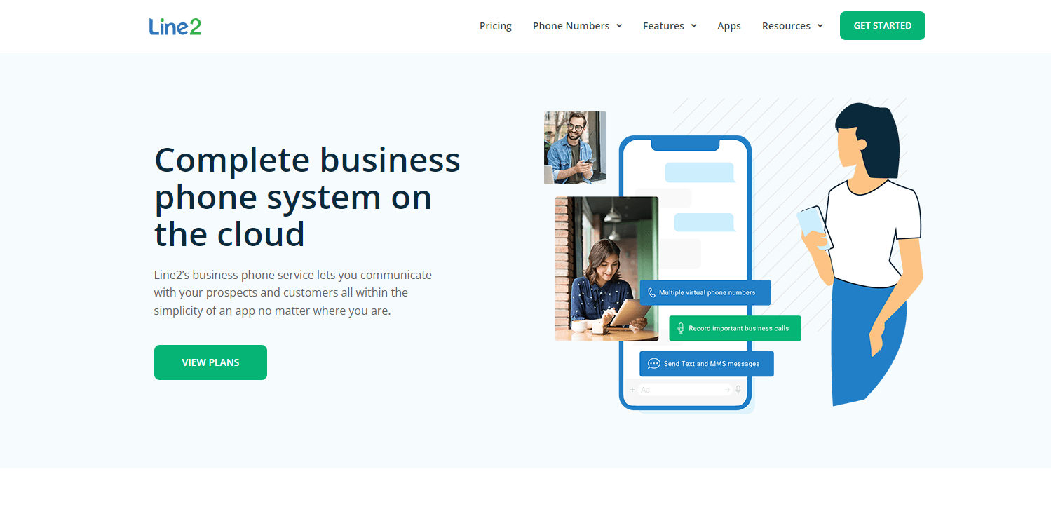 موقع مزود Line2