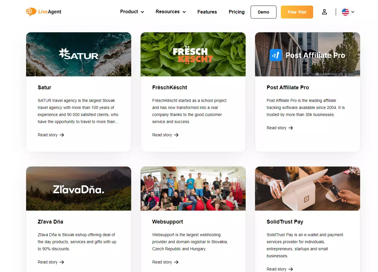 قصص نجاح LiveAgent