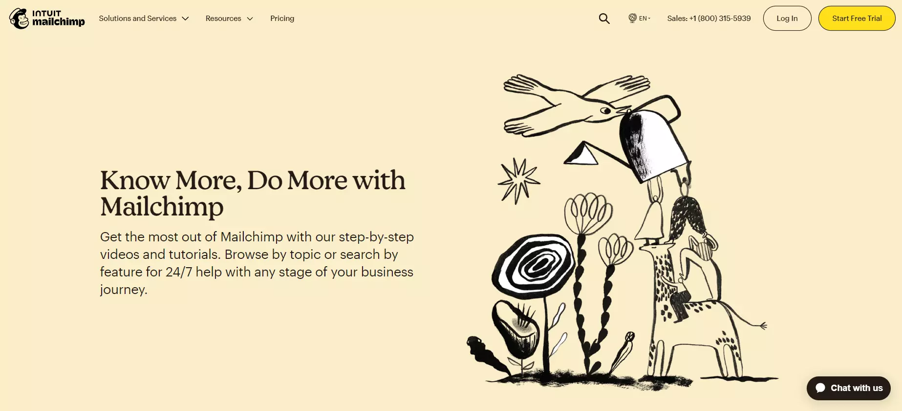 منصة قاعدة معرفة Mailchimp