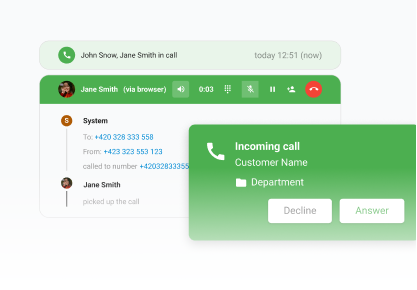 تكامل مركز الاتصالات والدردشة المباشرة من LiveAgent