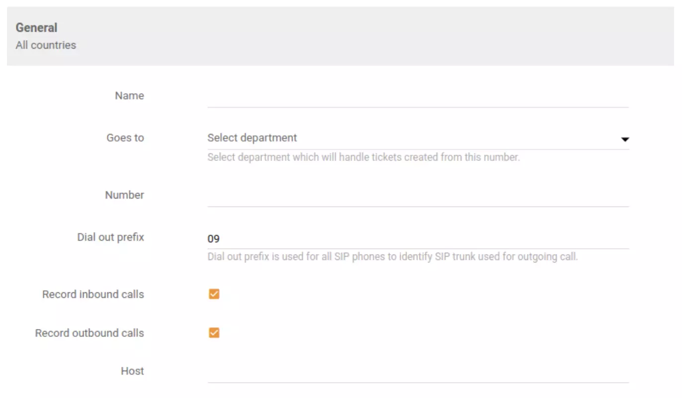 خيارات تسجيل المكالمات الواردة والصادرة والمدمجة في LiveAgent