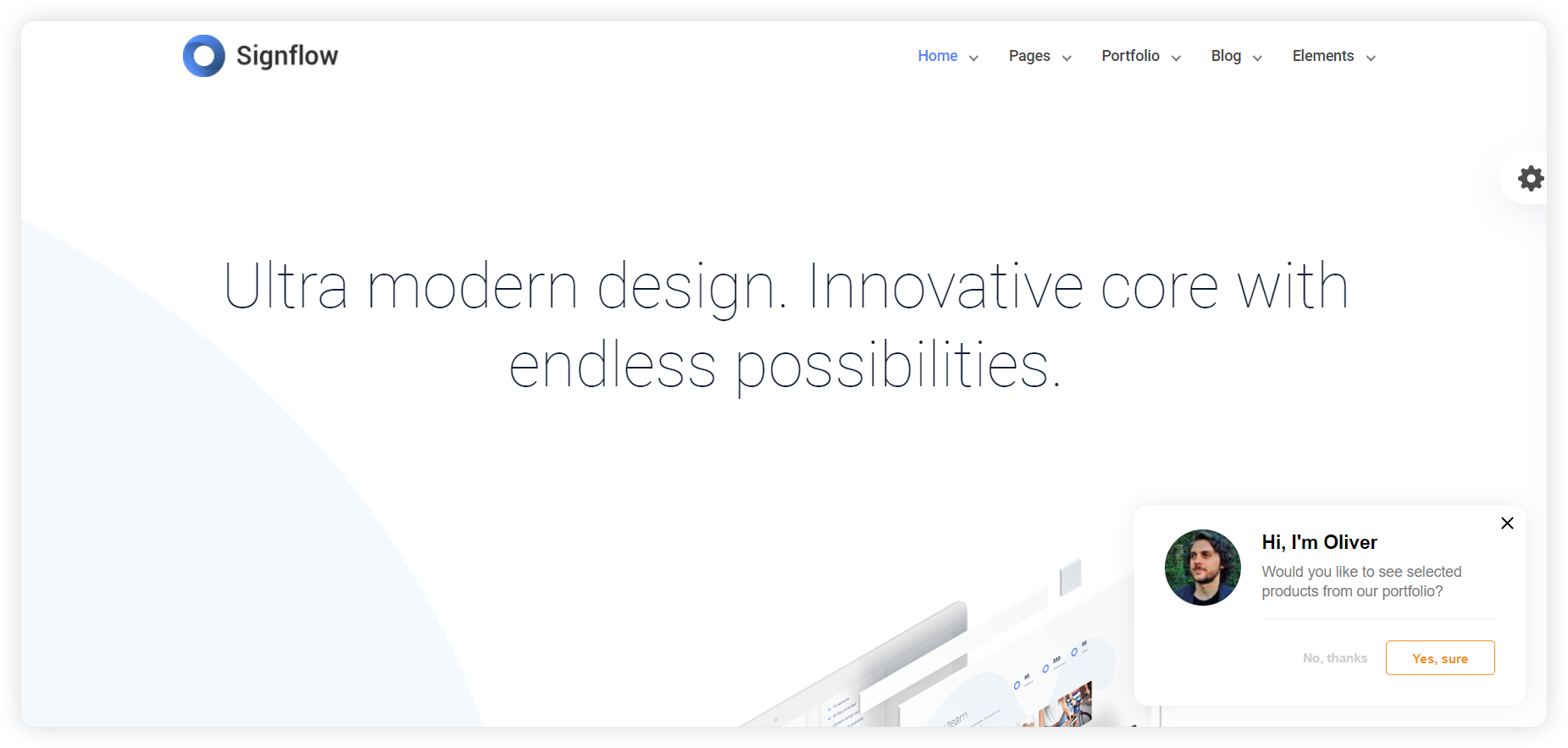 مثال على دعوة دردشة استباقية