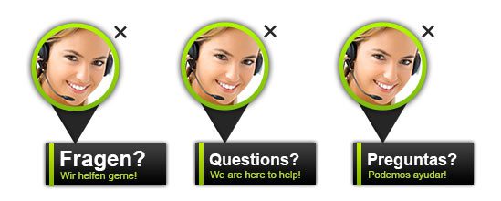 مثال على أداة دردشة متعددة اللغات