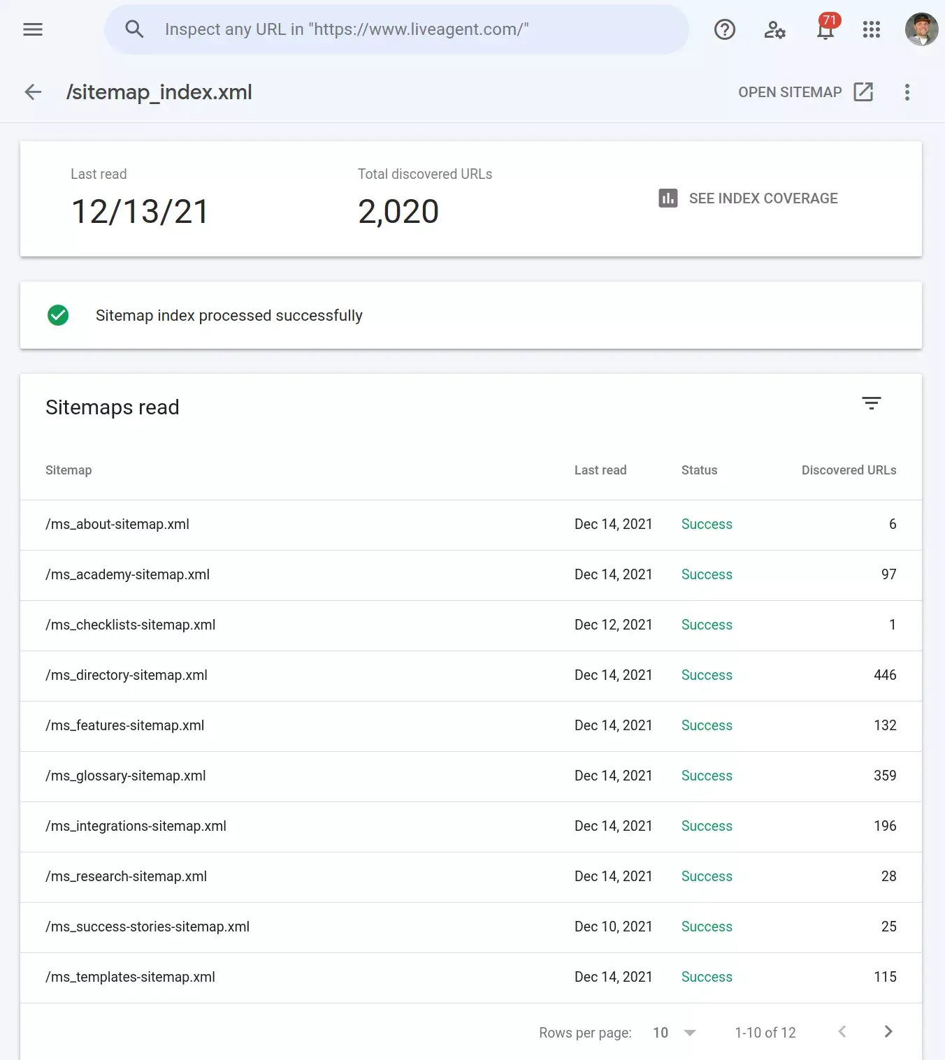 أضف جميع خرائط الموقع الخاصة بك