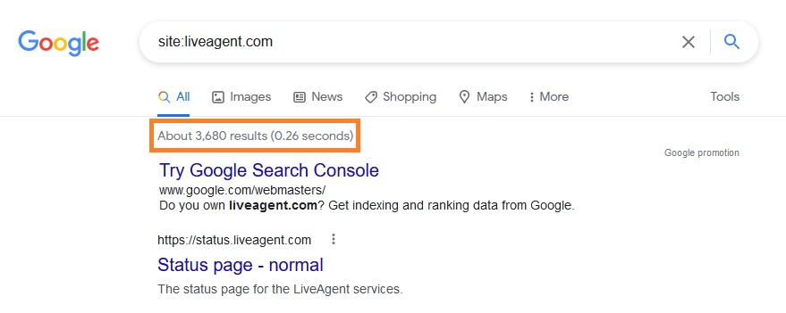 فهرسة LiveAgent