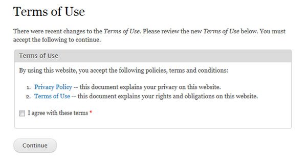 شروط استخدام GDPR