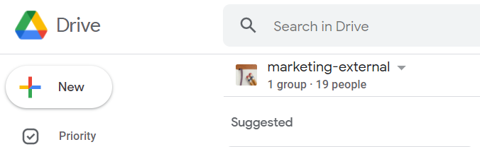 مثال Google Drive