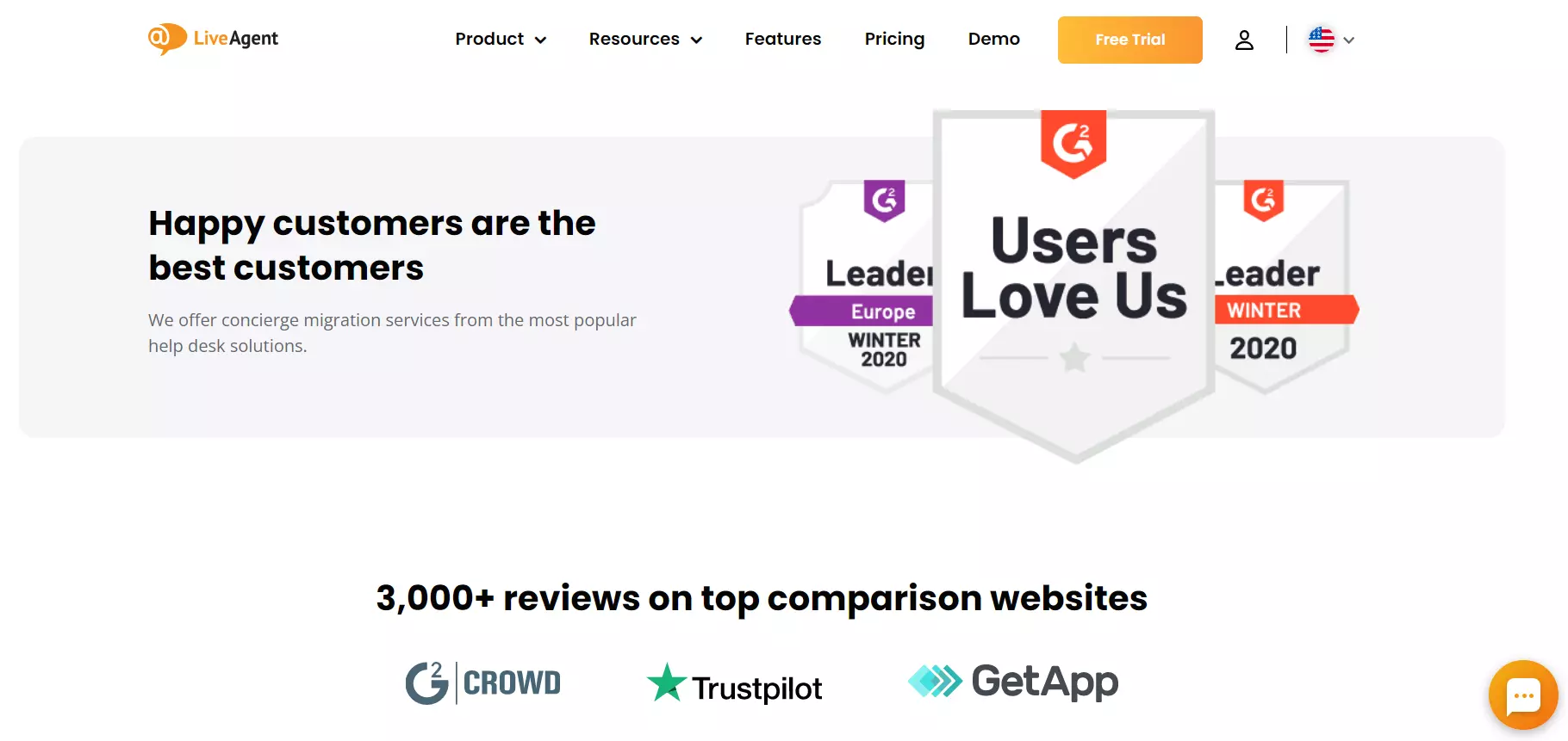 تقييمات LiveAgent