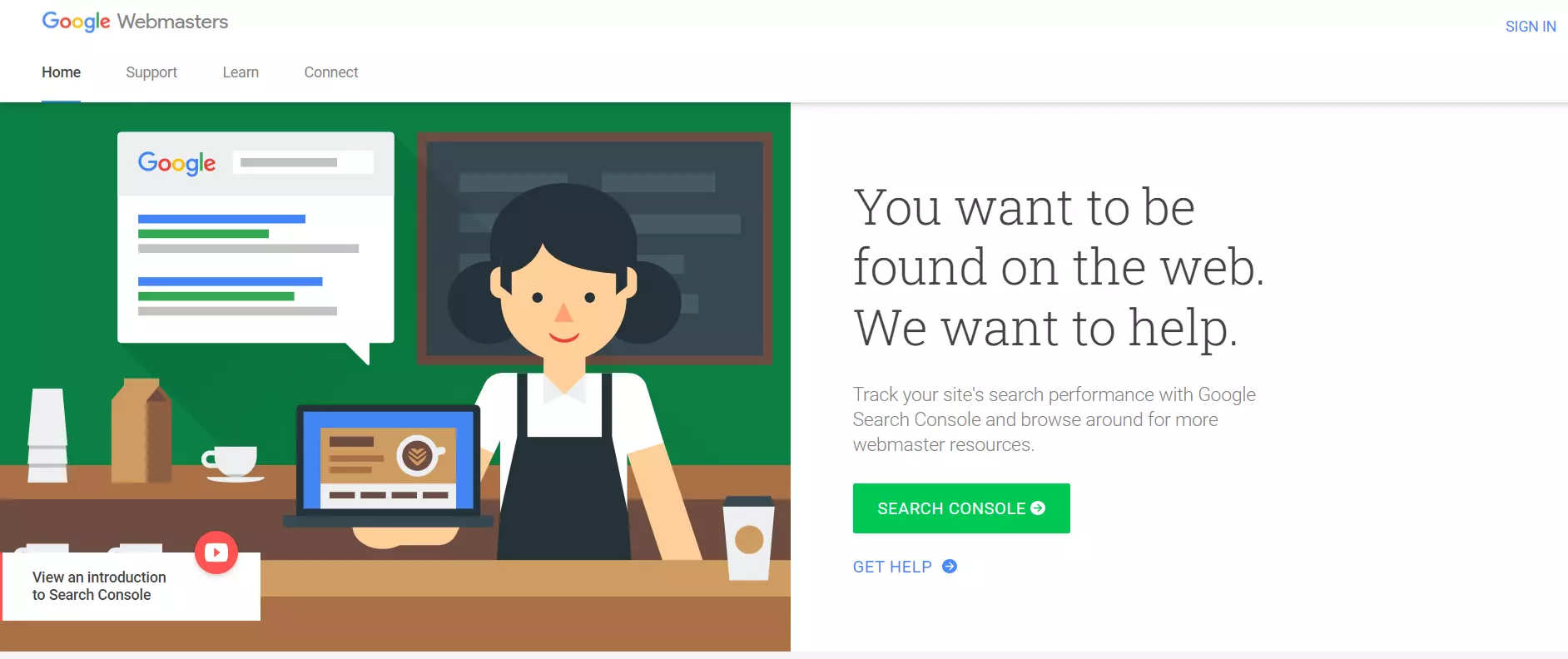 أدوات مشرف الويب من Google