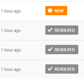 حالة التذكرة المحلولة من LiveAgent