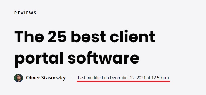 تنفيذ تاريخ آخر تحديث