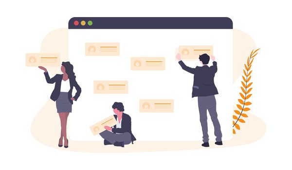 ملفات تعريف العملاء الرقمية للتسويق - الرسوم التوضيحية