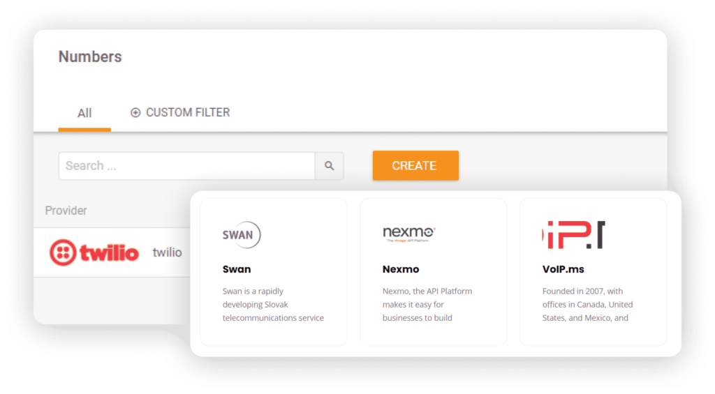 مركز اتصالات VoIP من LiveAgent