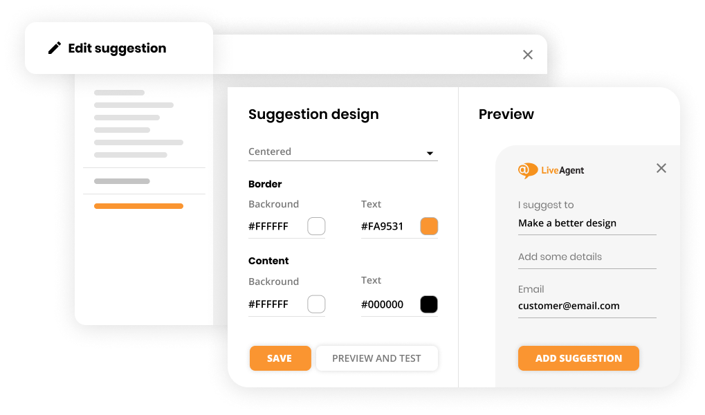 ميزة التعليقات والاقتراحات في برنامج مكتب المساعدة - LiveAgent
