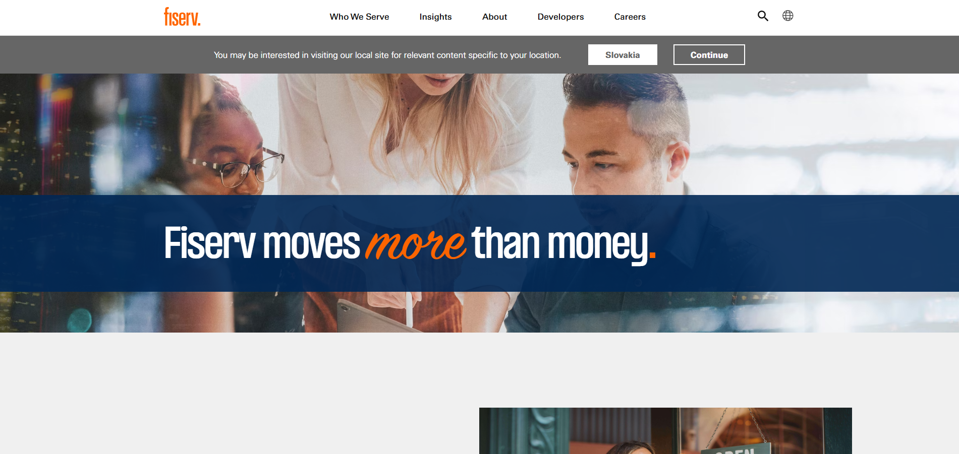 جهات اتصال مكتب المساعدة في Fiserv