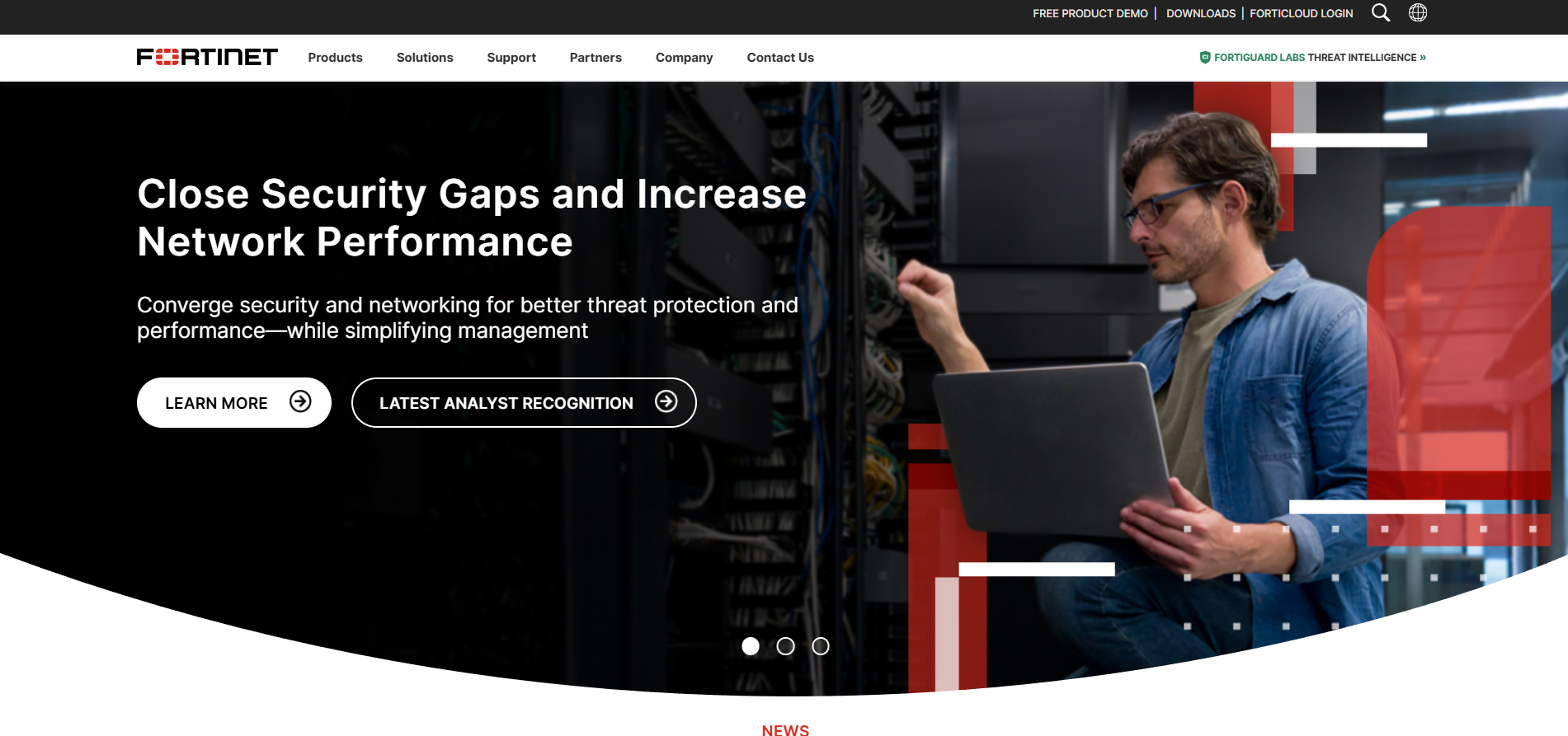 جهات الاتصال بمركز مساعدة Fortinet