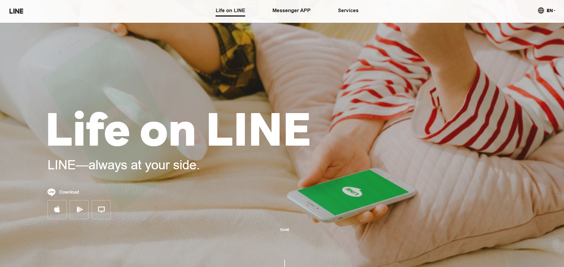 جهات الاتصال بمركز مساعدة LINE