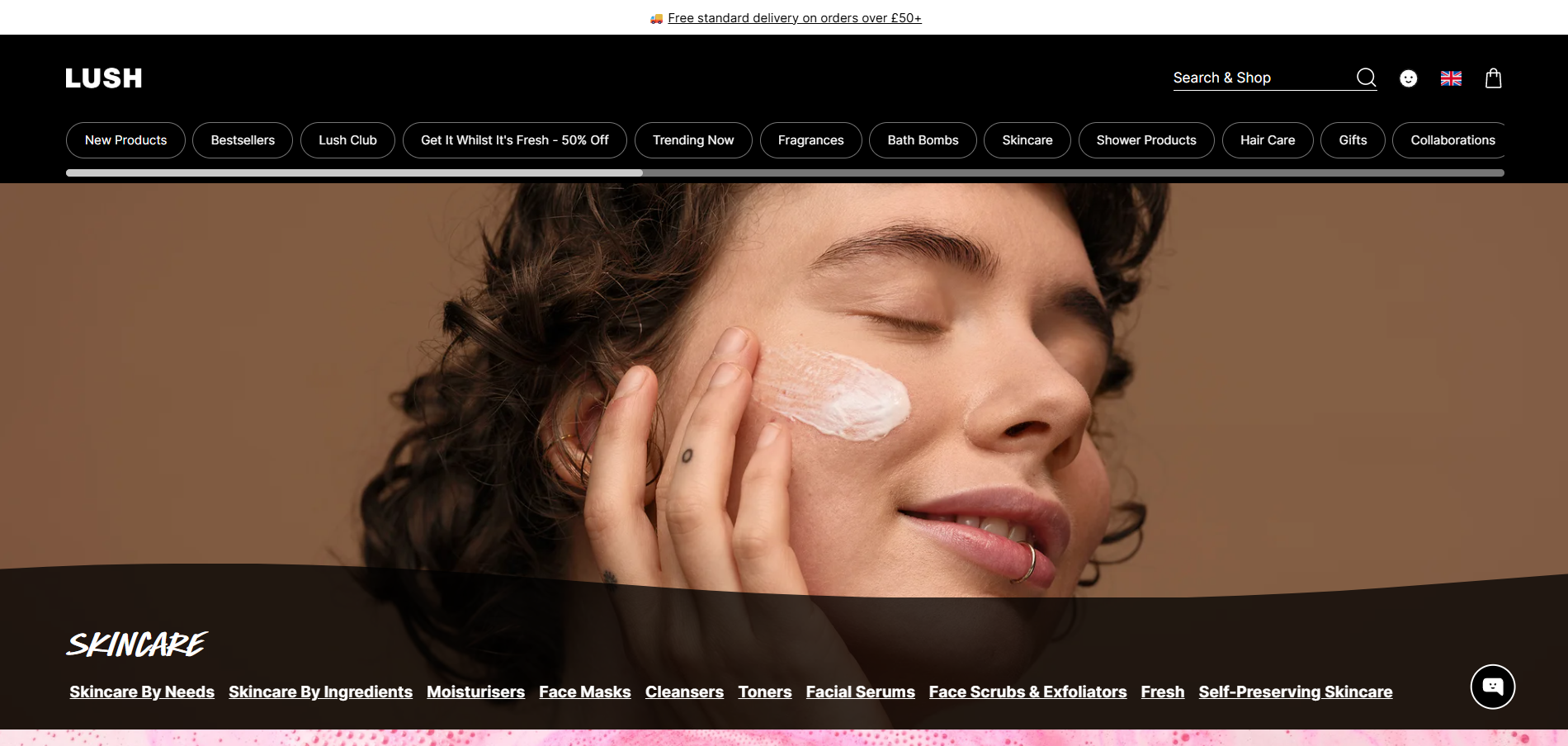 جهات الاتصال بمركز مساعدة LUSH