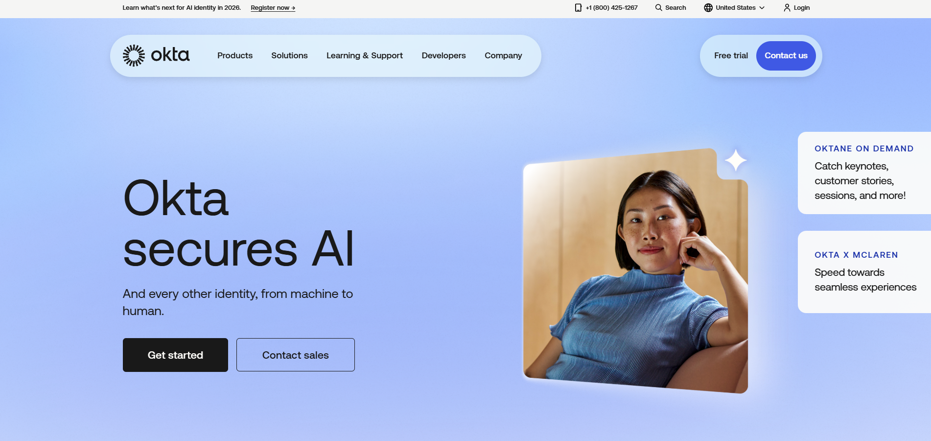 جهات اتصال مكتب مساعدة Okta