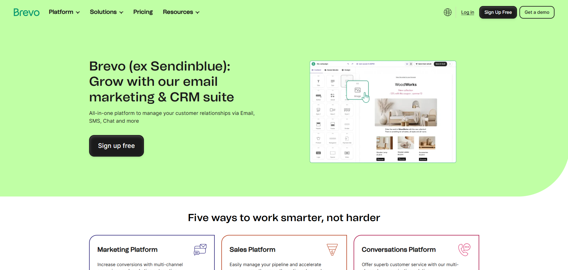 جهات الاتصال بمكتب مساعدة Sendinblue