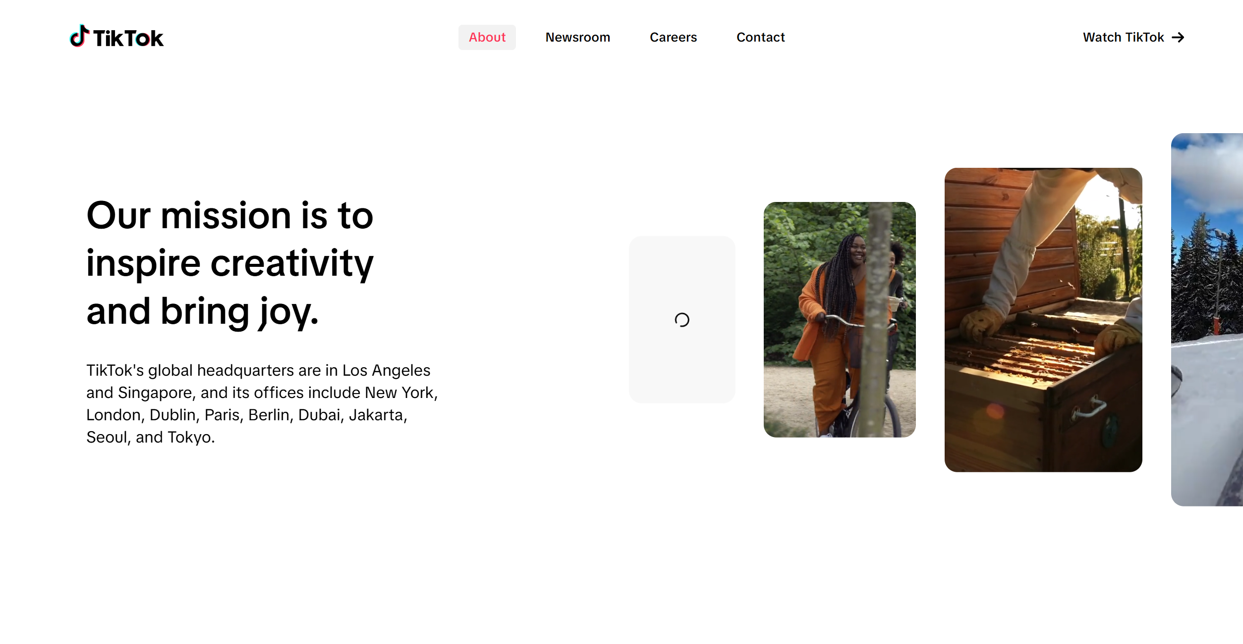 جهات الاتصال بمركز مساعدة TikTok