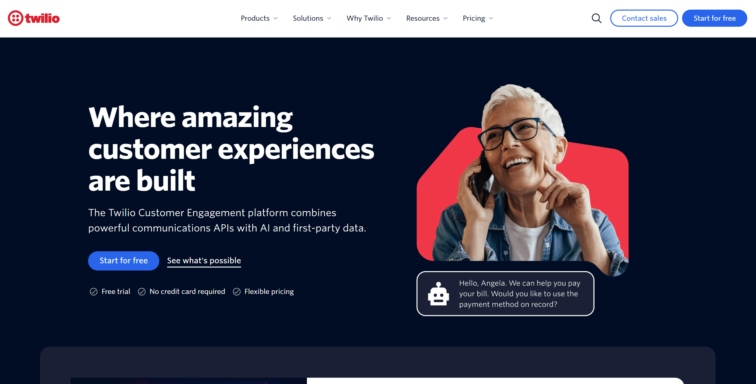 جهات اتصال مكتب المساعدة في Twilio