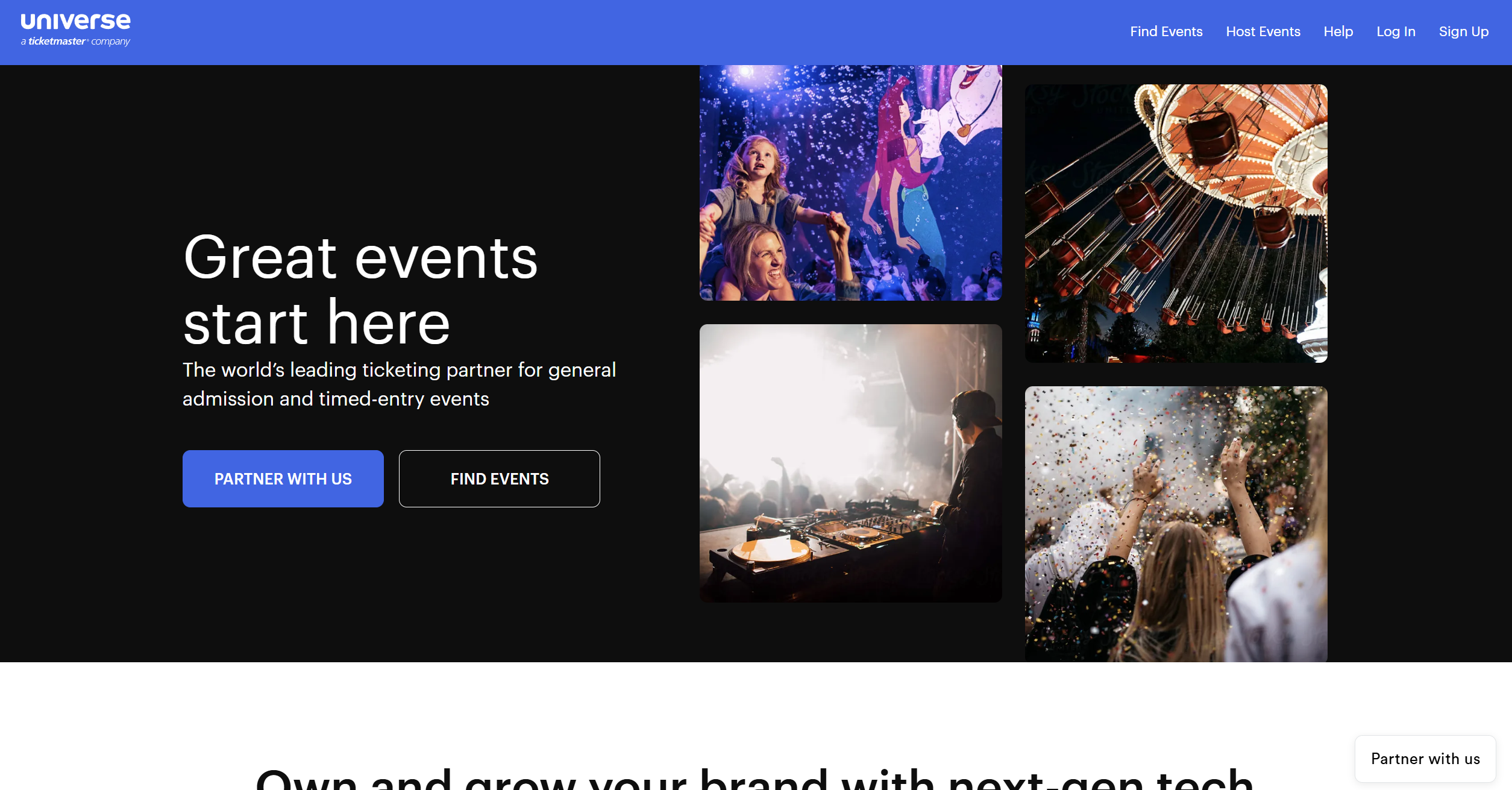 جهات الاتصال بمركز مساعدة Universe