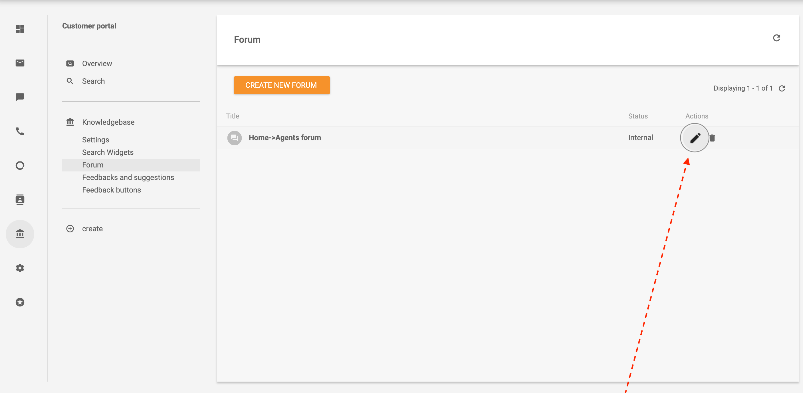 ضبط منتدى العملاء في LiveAgent