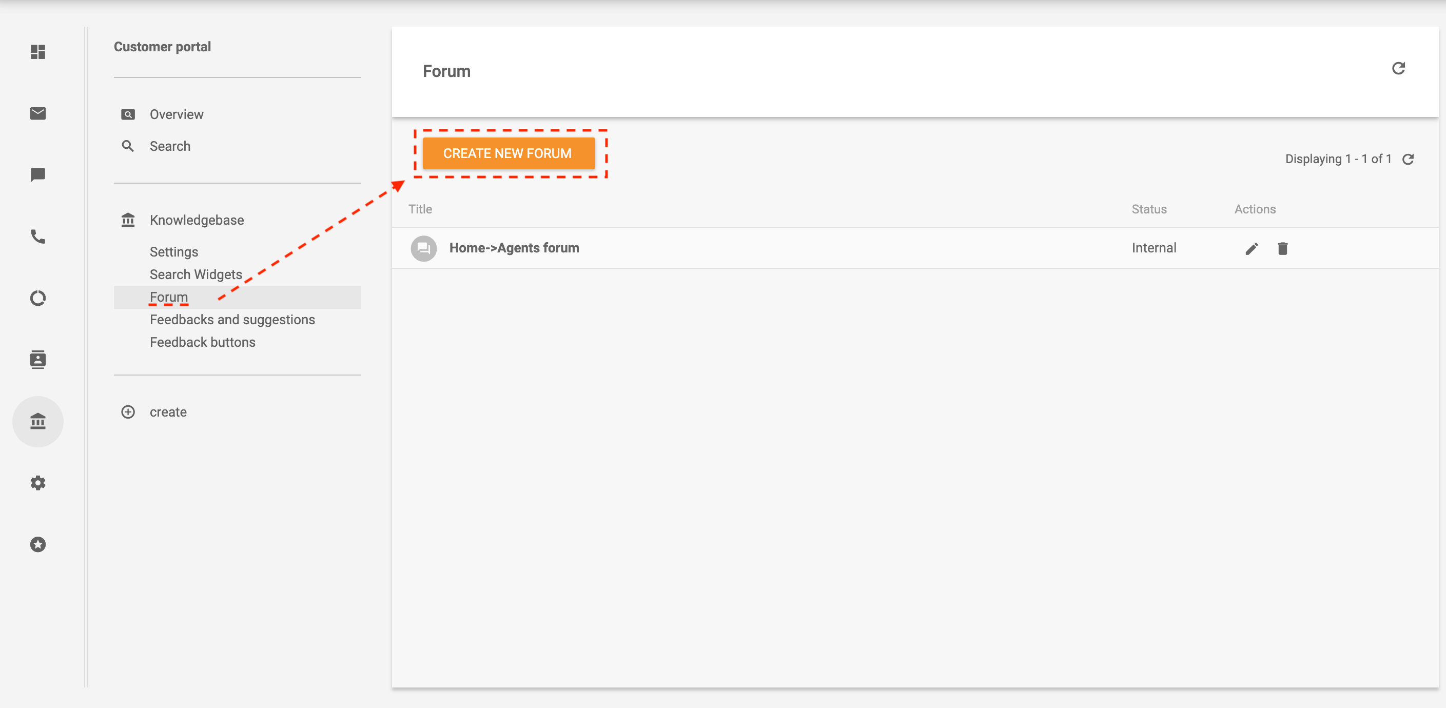إنشاء منتدى في LiveAgent