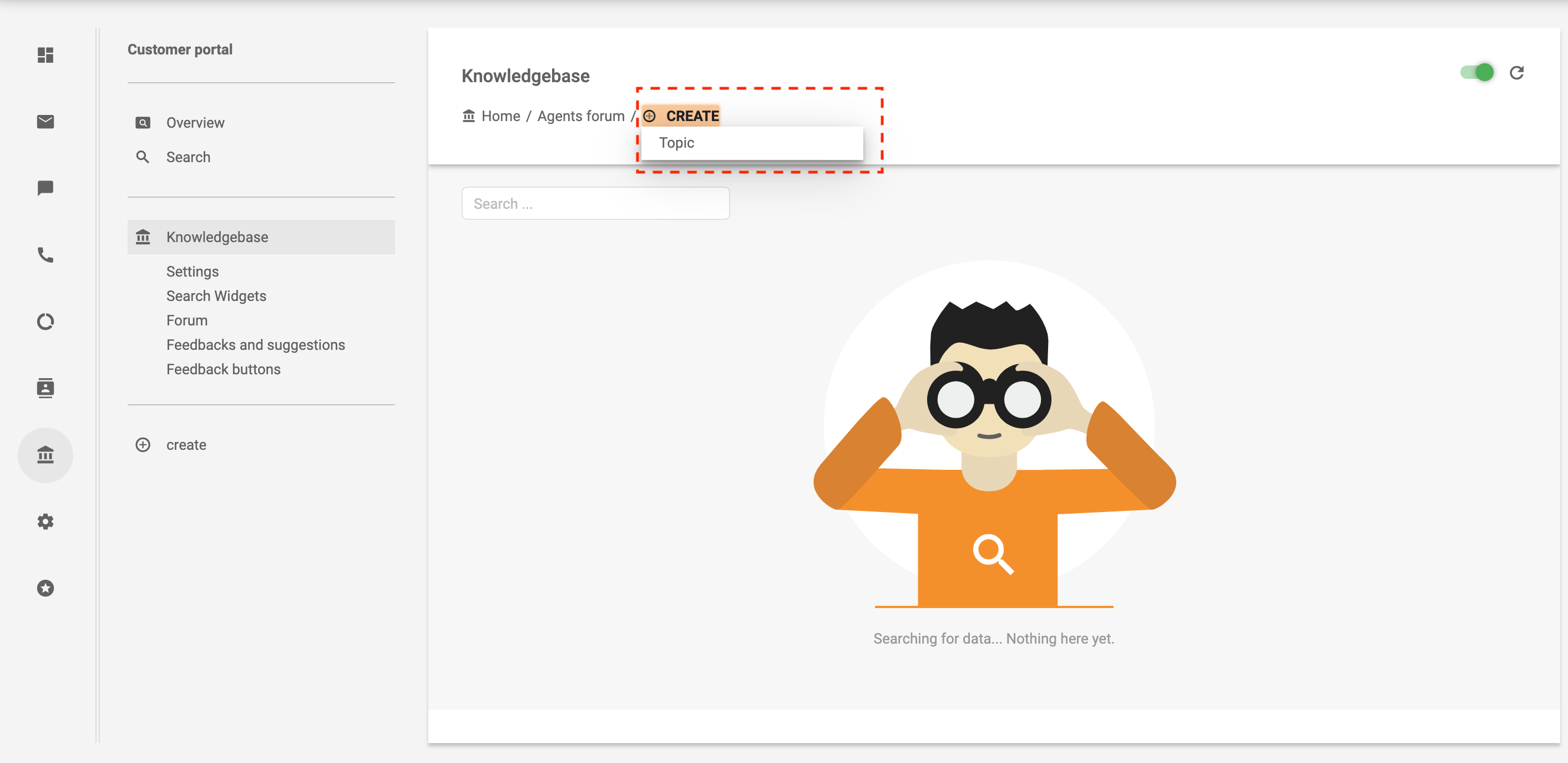 إنشاء موضوع في منتدى الوكيل - LiveAgent