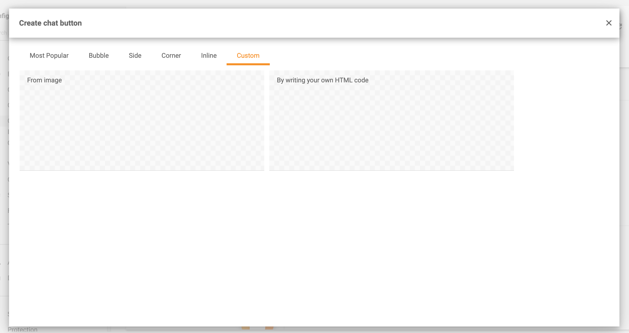 زر دردشة قابل للتخصيص LiveAgent