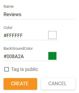 تعديل خصائص الوسم في LiveAgent