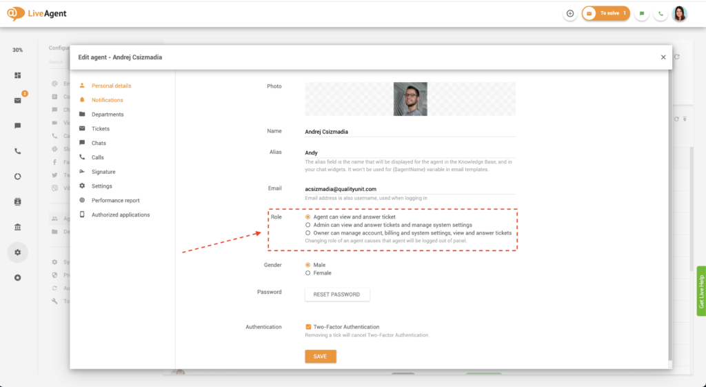 تحرير دور الوكيل