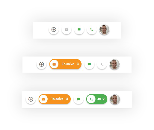 زر حل المشكلة في LiveAgent